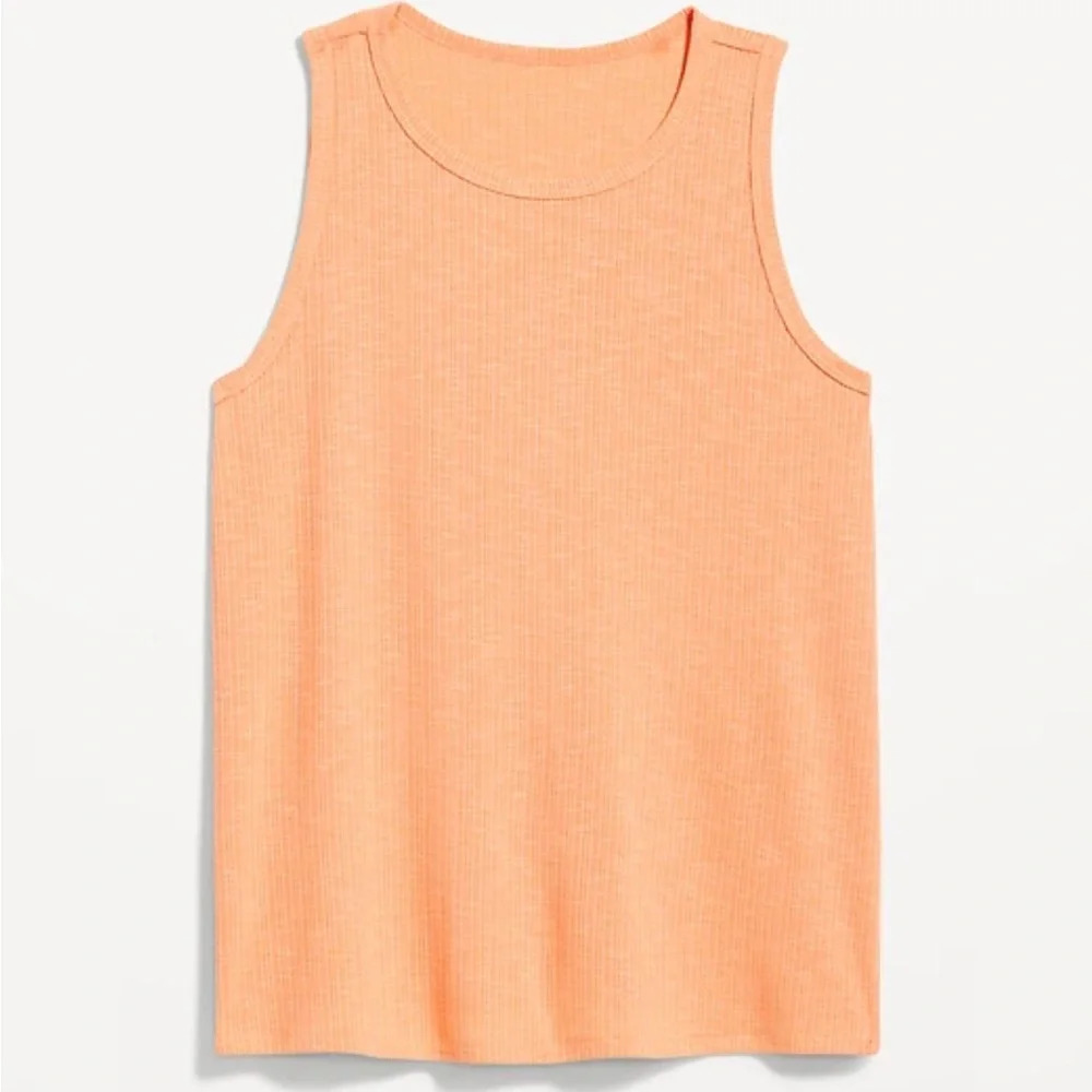 🌸 NWT Old Navy Luxe Sleeveless Tank, Size L (12/14), Blossom Petal